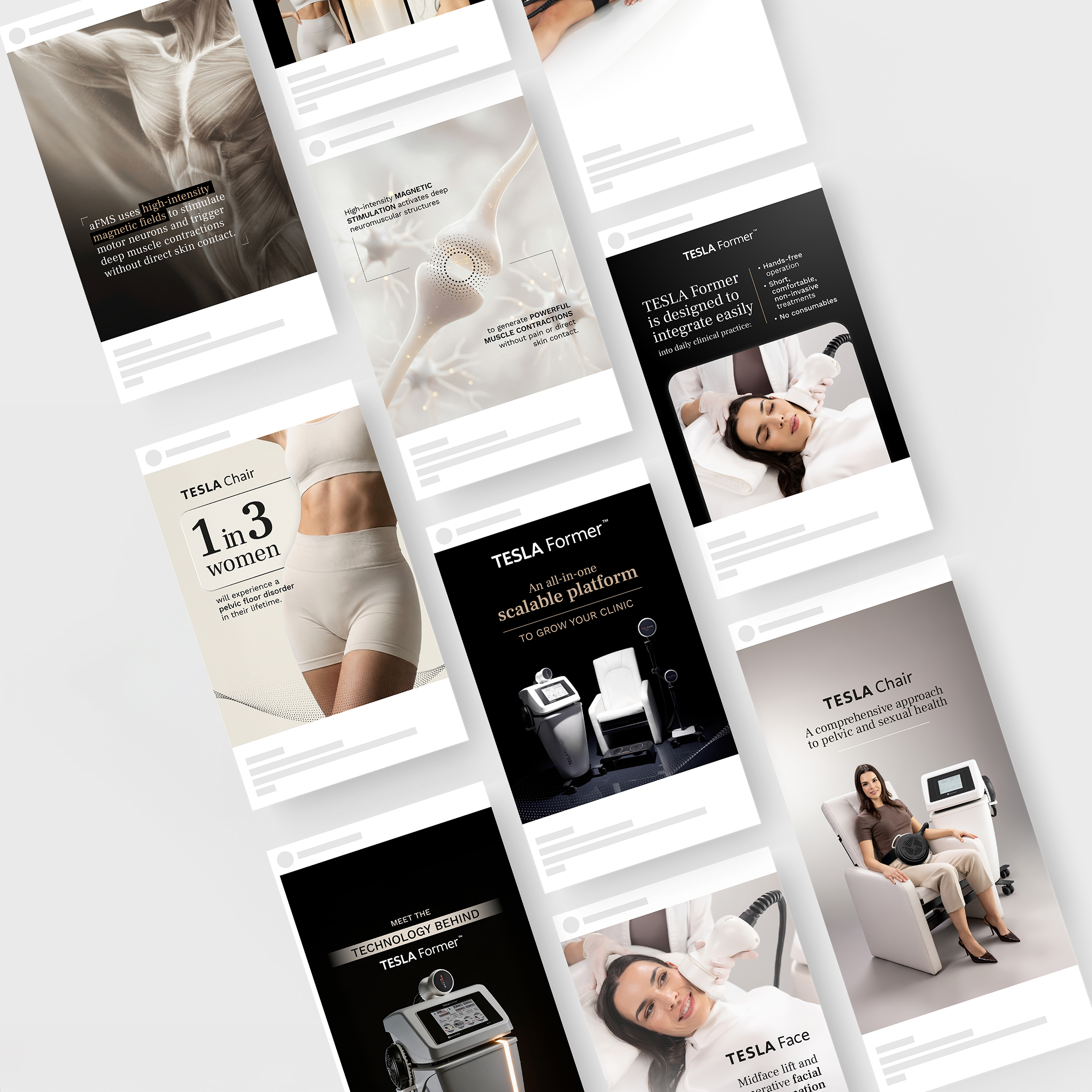 Tesla Former social media content by Estudio 109